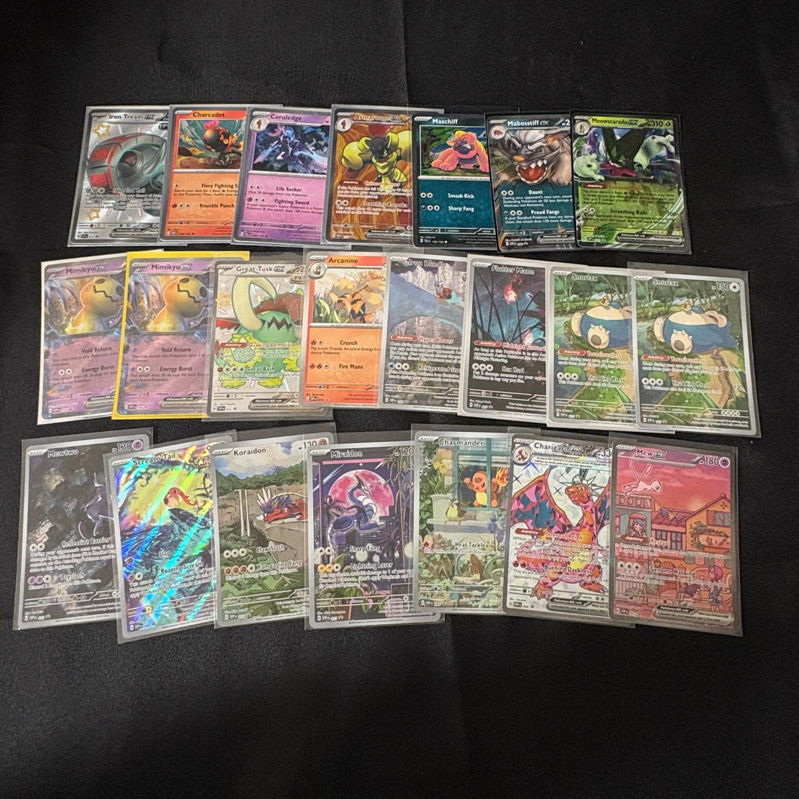 Scarlet & Violet Promo Pokemon Cards, Mew, Zard (1 of 3)