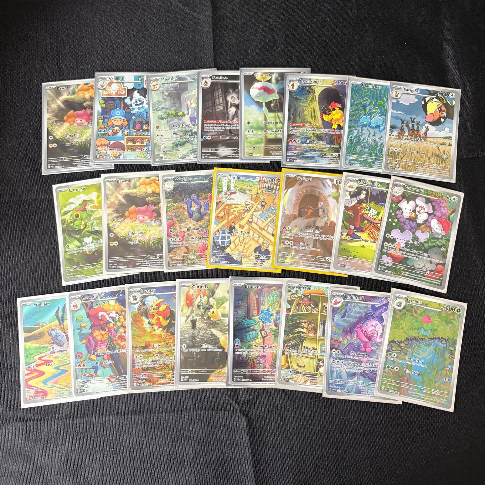 Illustration Rare Pokemon Card lot, Ivysaur (1 of 3)