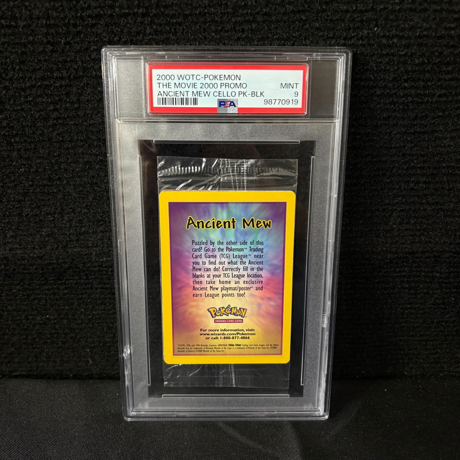 PSA 9 Sealed Ancient Mew Pokemon Card (1 of 2)