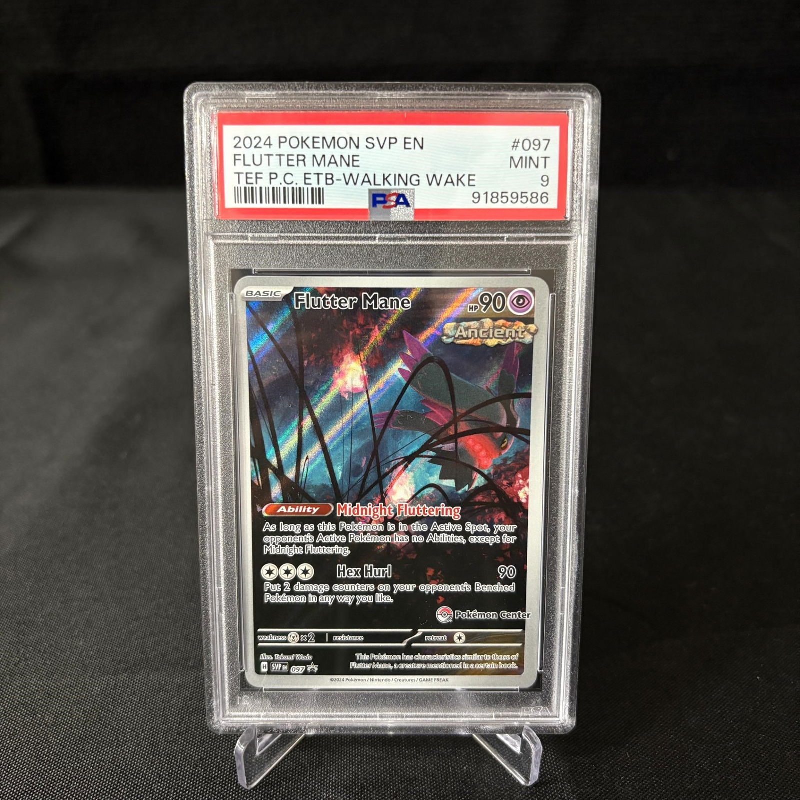 PSA 9 Flutter Mane PC Stamp Promo (1 of 1)