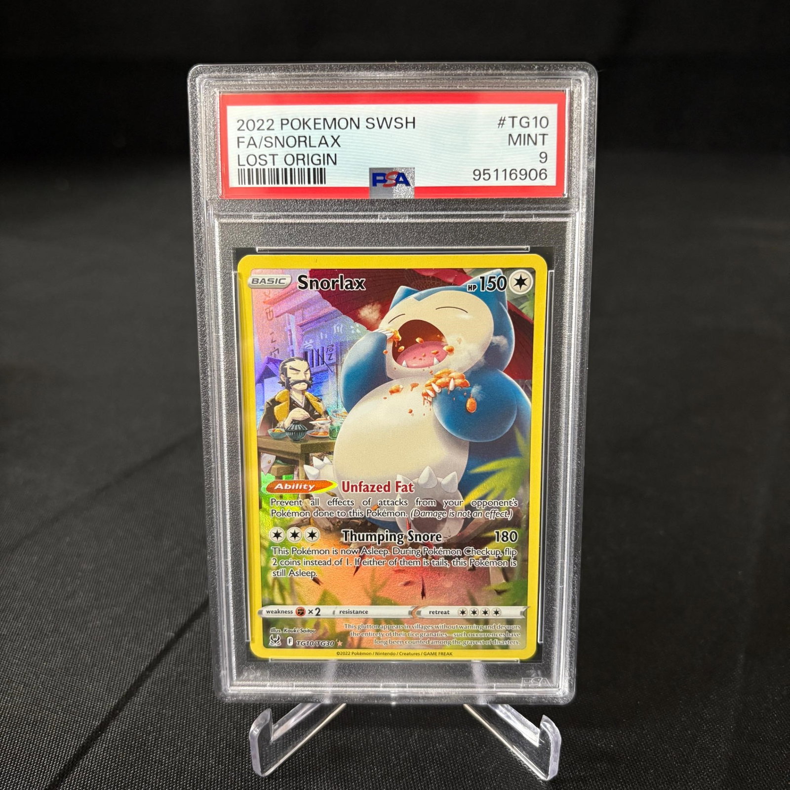 PSA 9 Snorlax Trainer Gallery (1 of 1)