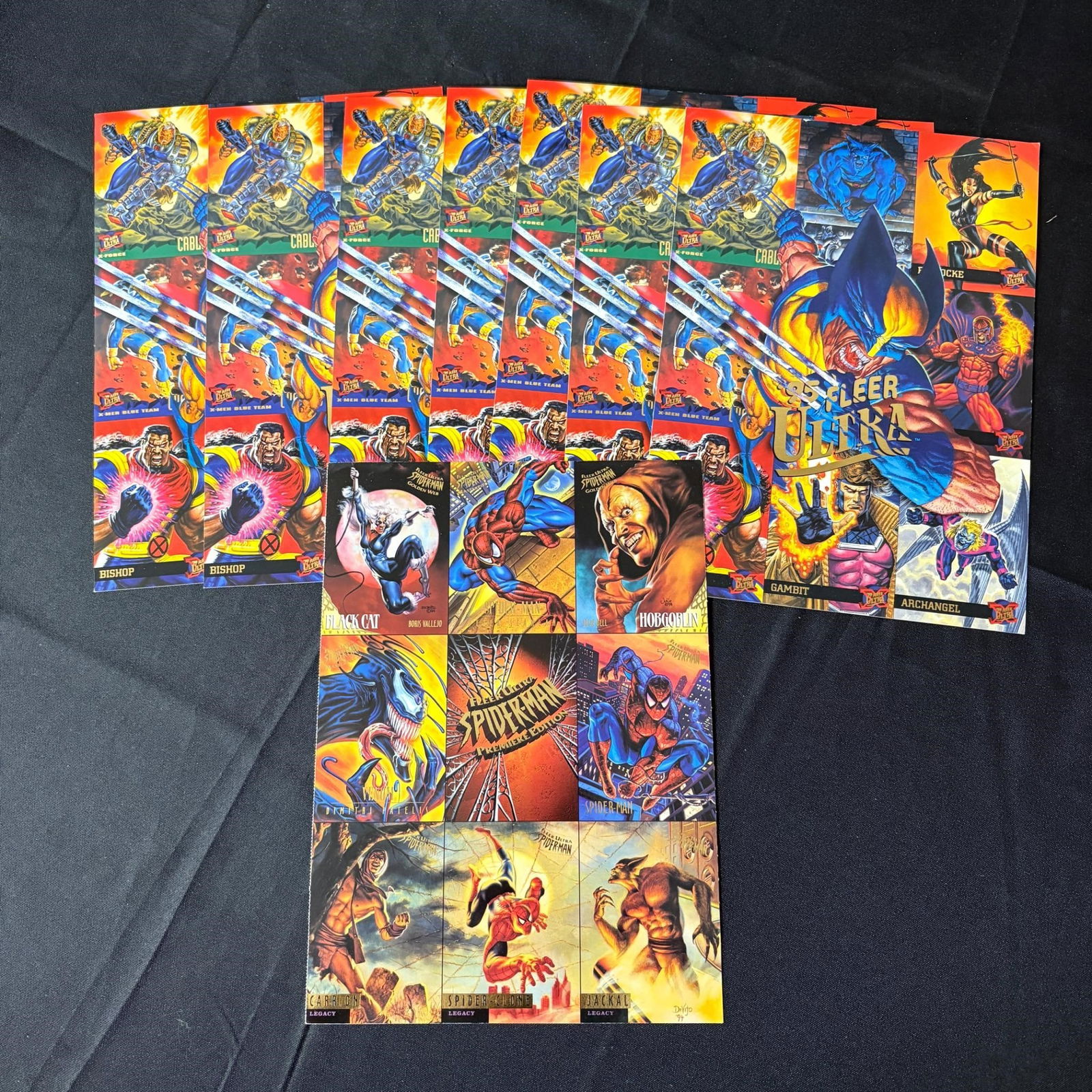 Fleer, and Spider-man Card Promo Sheets (1 of 2)