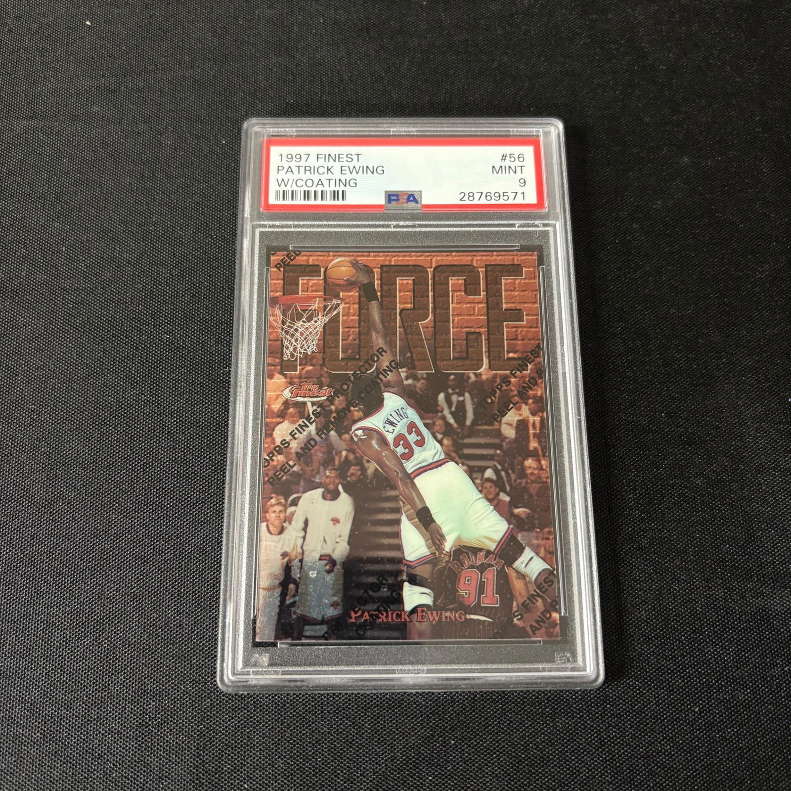PSA 9 Patrick Ewing 1997 Finest (1 of 2)