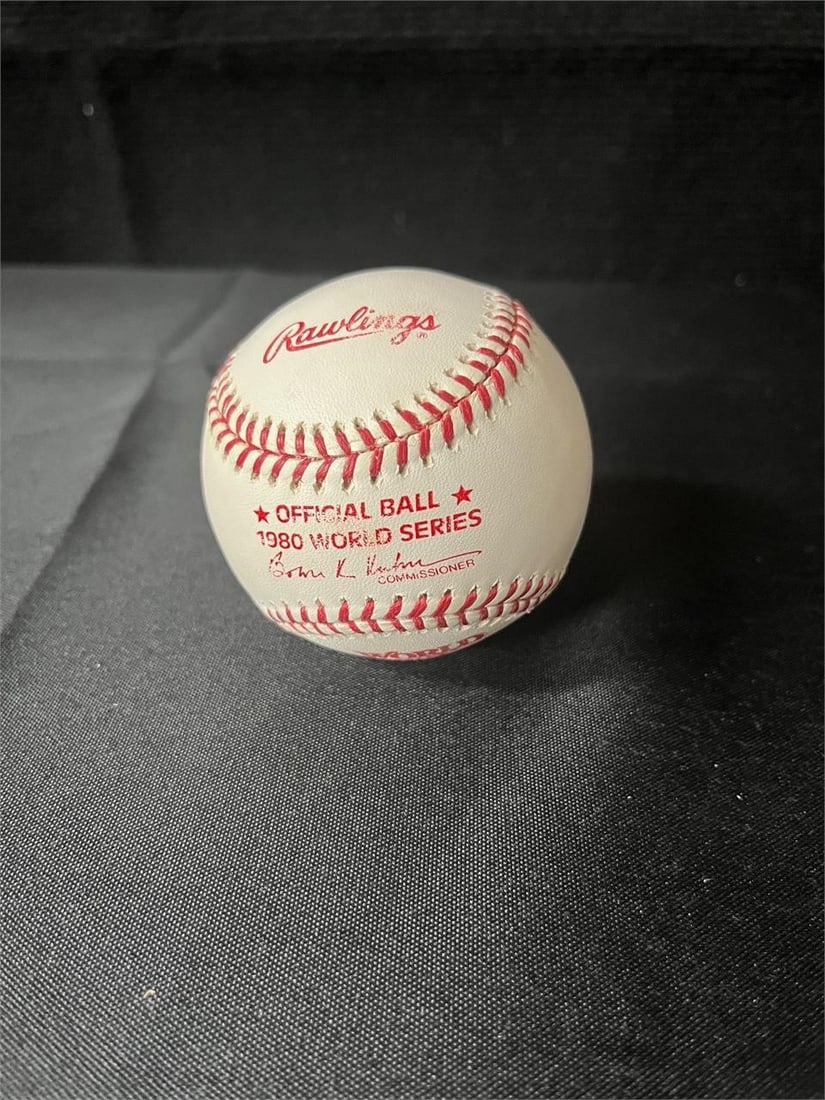 Greg Goose Signed 1980 World Series Champs Ball (1 of 2)