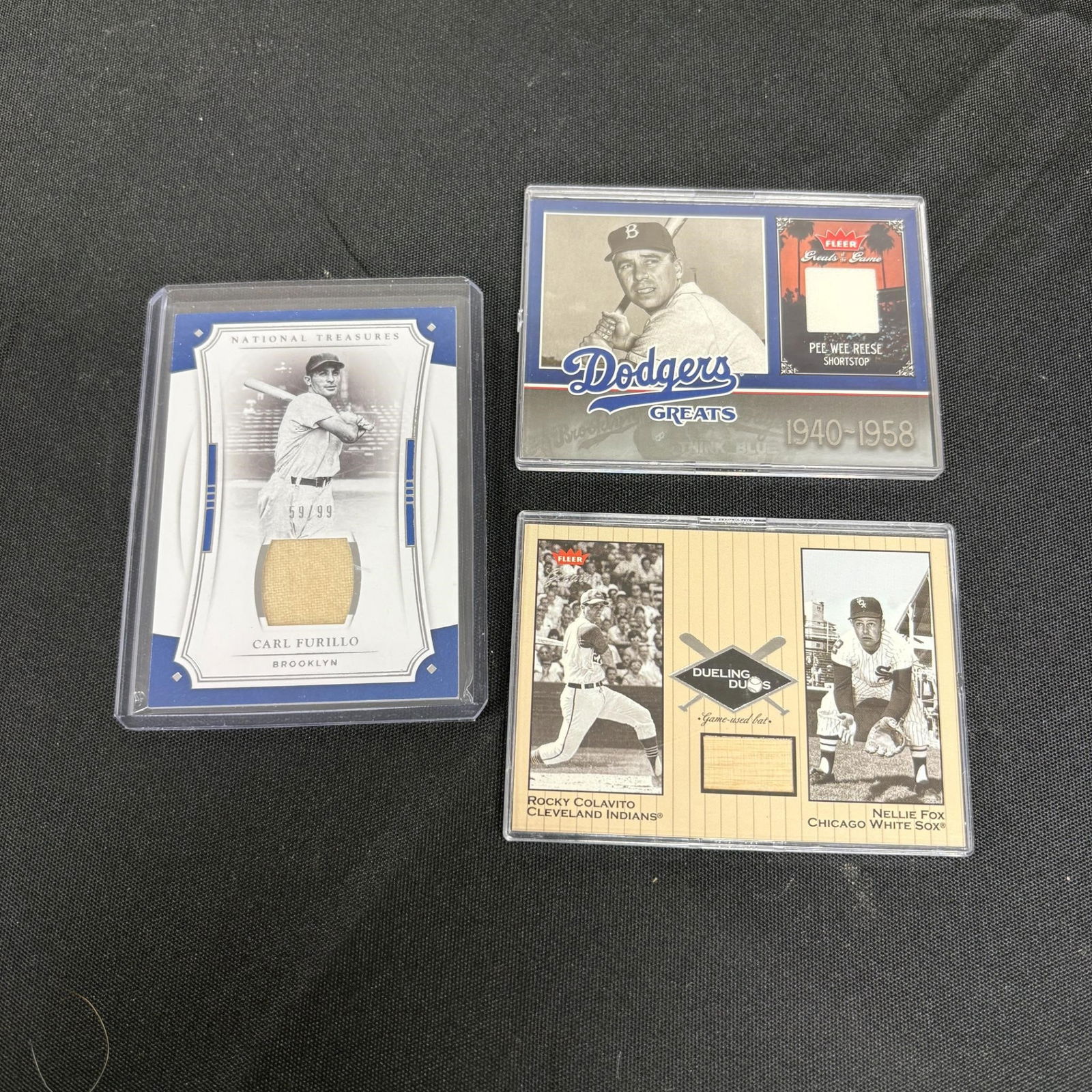 Game Used Baseball Cards w/ HOF (1 of 2)