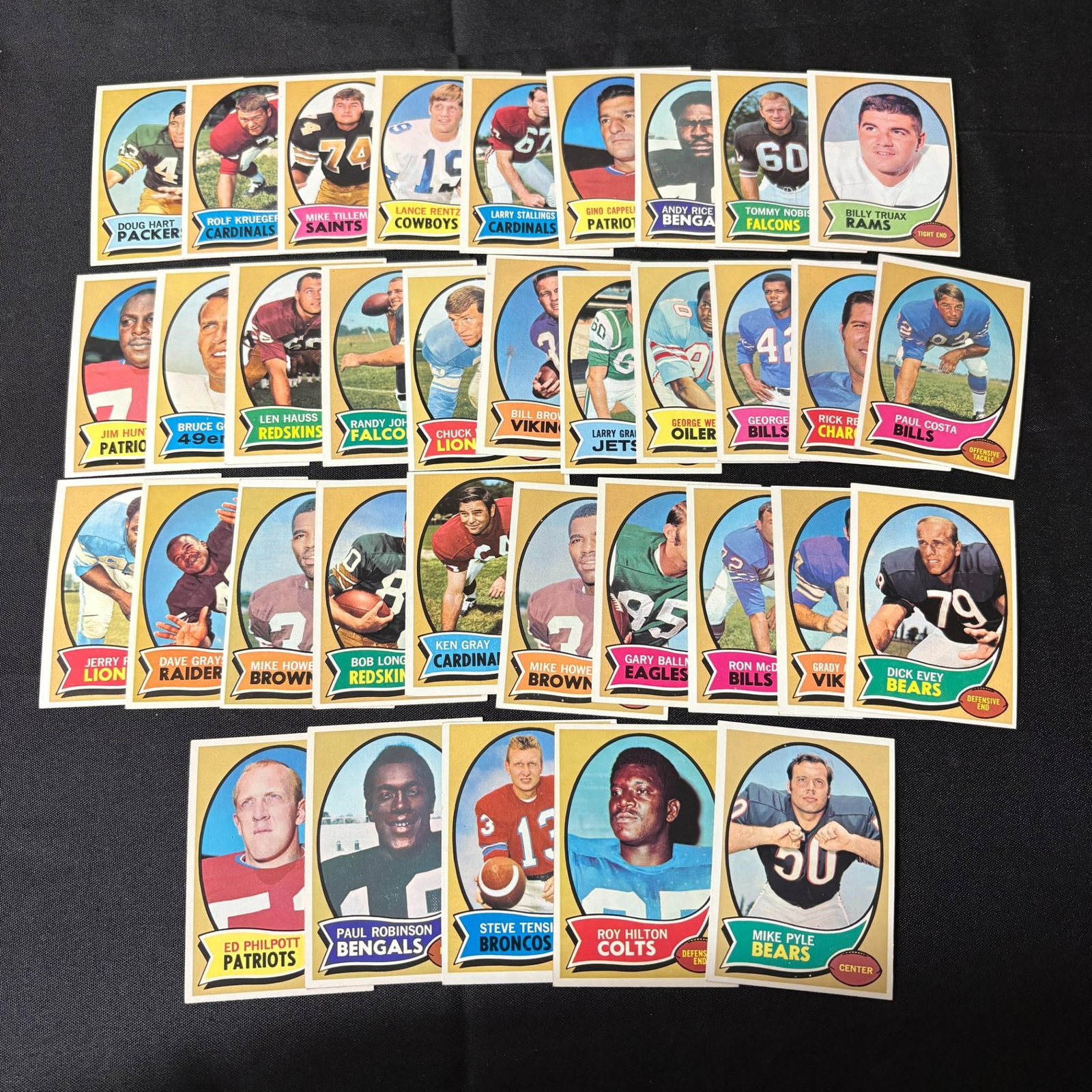1970 Topps Football Card Lot Nice Shape (1 of 2)