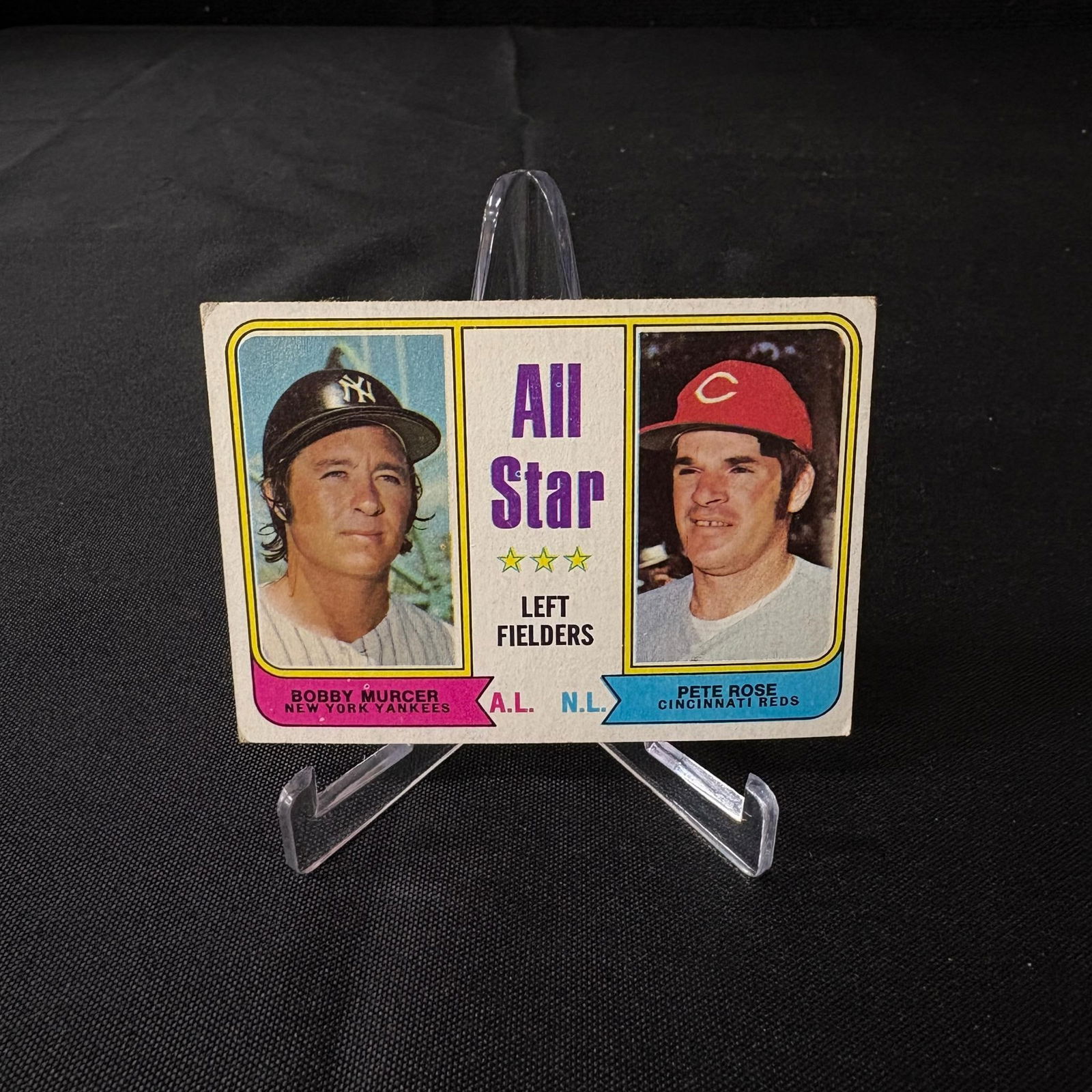 Pete Rose 1974 Topps Baseball Card #336 (1 of 2)