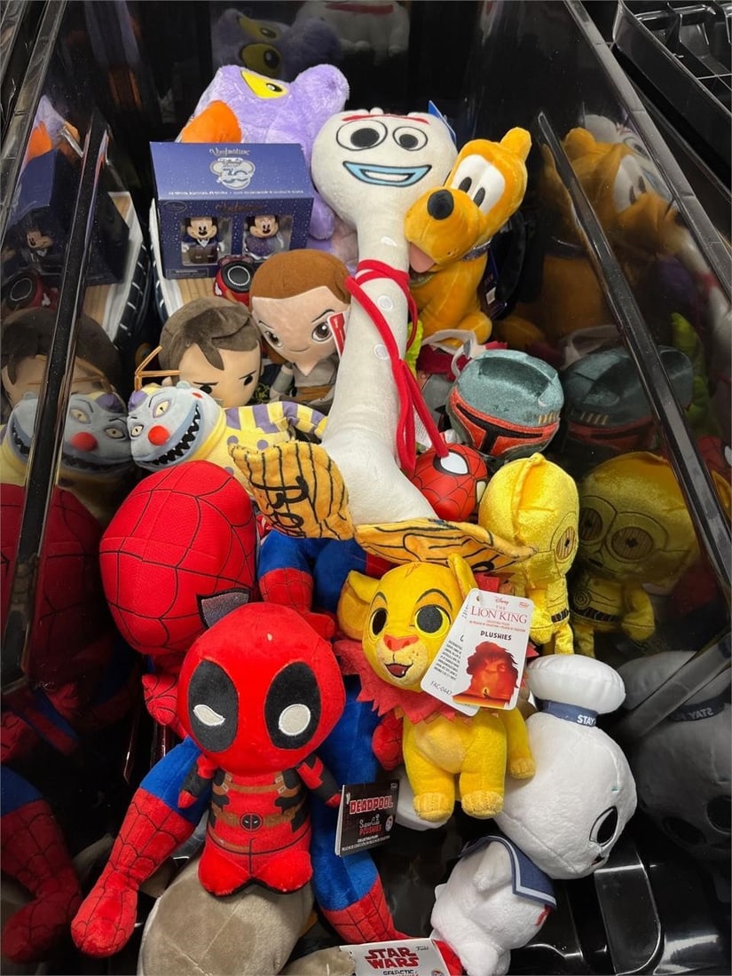 Resellers Large Lot of NWT Plush Toys Marvel + (1 of 4)