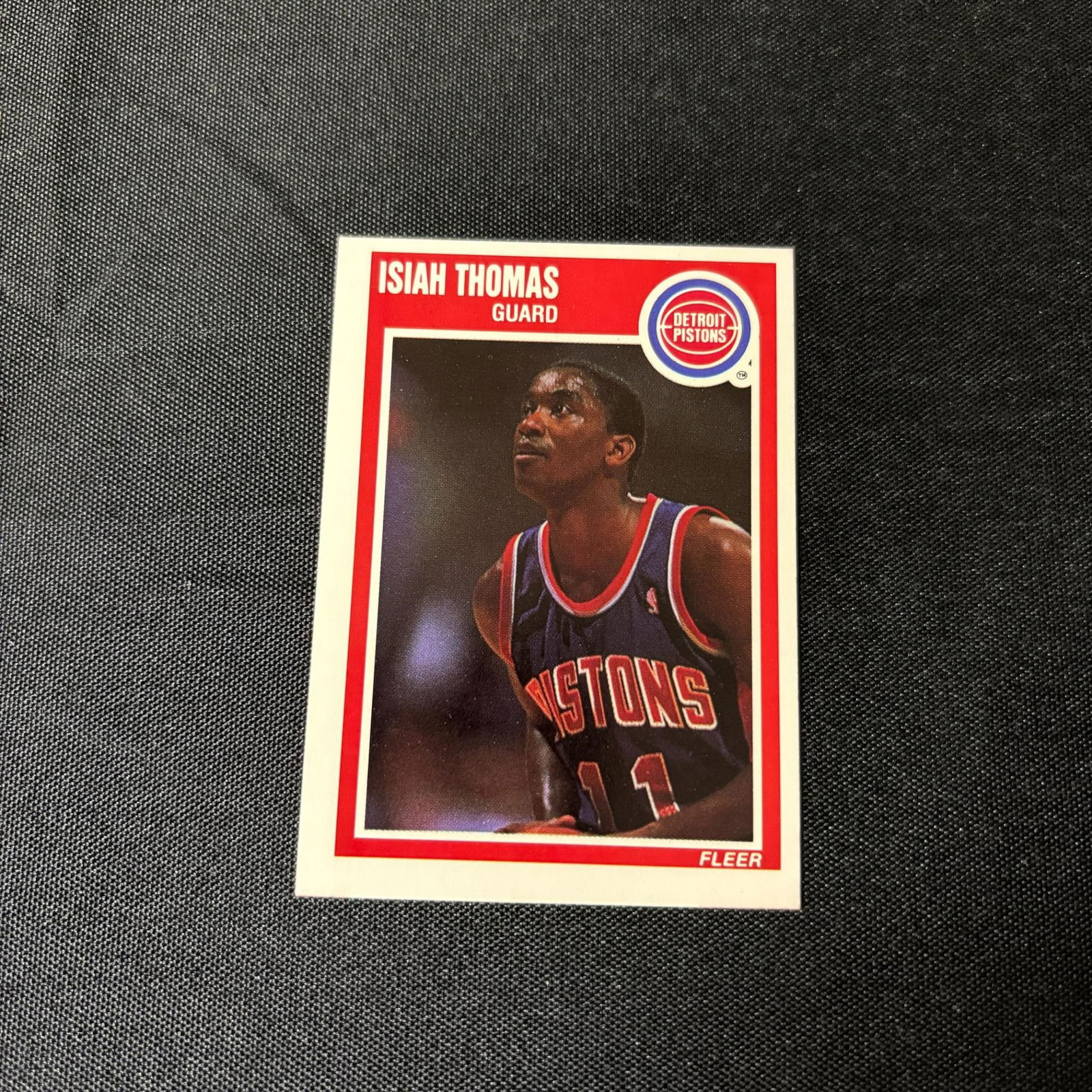 1989 FLEER HOF ISIAH THOMES CARD (1 of 2)
