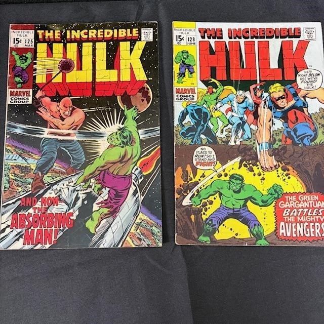 Hulk 125 & 128 Bronze Age Marvel Comics (1 of 1)