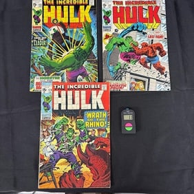 Hulk 122, 124, 124 Marvel Bronze Age Comics