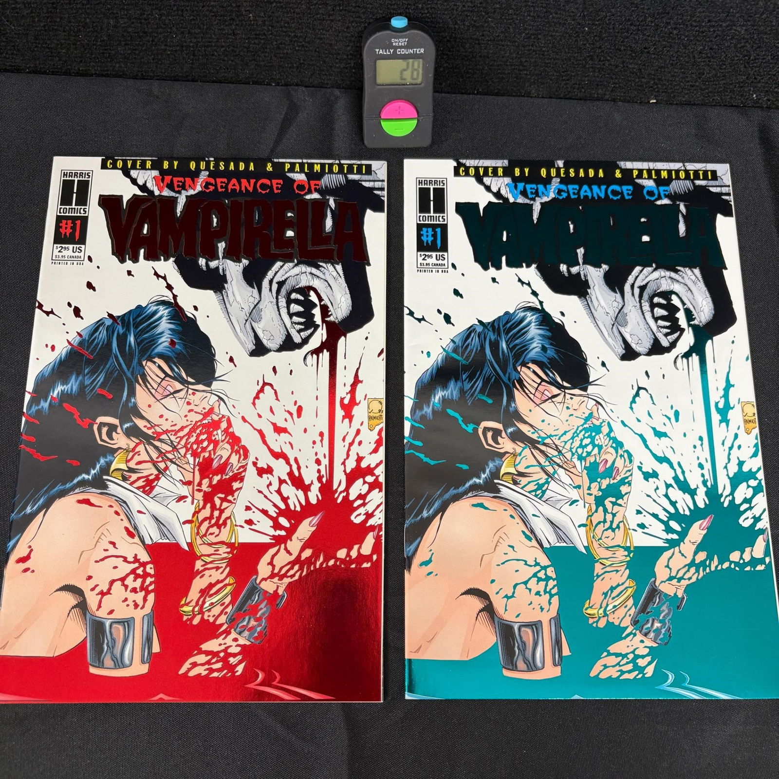 Vengeance of Vampirella 1 Red Foil + Comics (1 of 2)