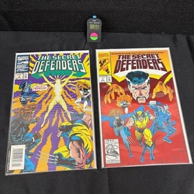 Secret Defenders 1 & 2 w/ Newsstand Ed. Comic