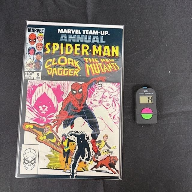 Marvel Team-up Annual 6 Feat Spider-man Comic (1 of 1)