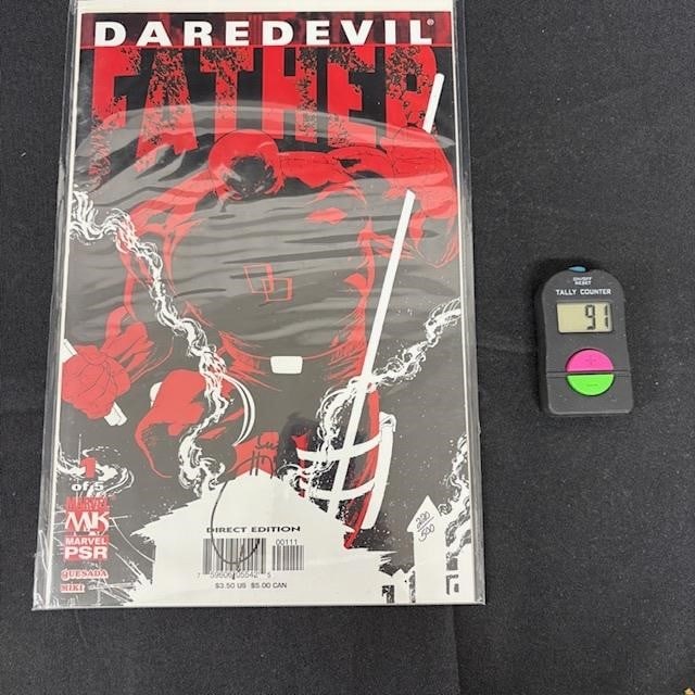 Daredevil Comic Signed by Joe Quesada DF COA (1 of 2)