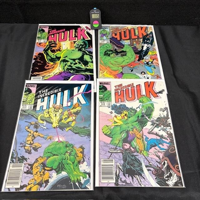Hulk First Series Marvel Comic Lot w/Newsstand Eds (1 of 2)