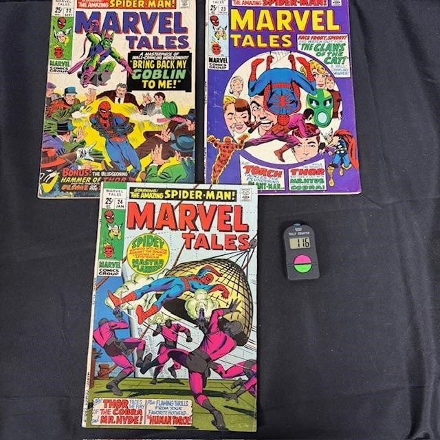 Marvel Tales Feat. Spider-man 22-24 Comic Lot (1 of 2)