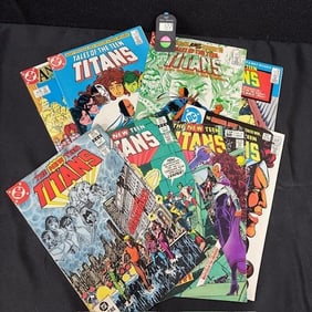 New Teen Titans DC Comic Lot George Perez Art