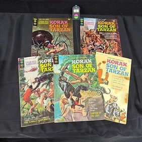 Korak Son of Tarzan Gold Key Comic Lot