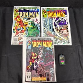 Iron Man Marvel Comic Lot w/ Moon Knight App