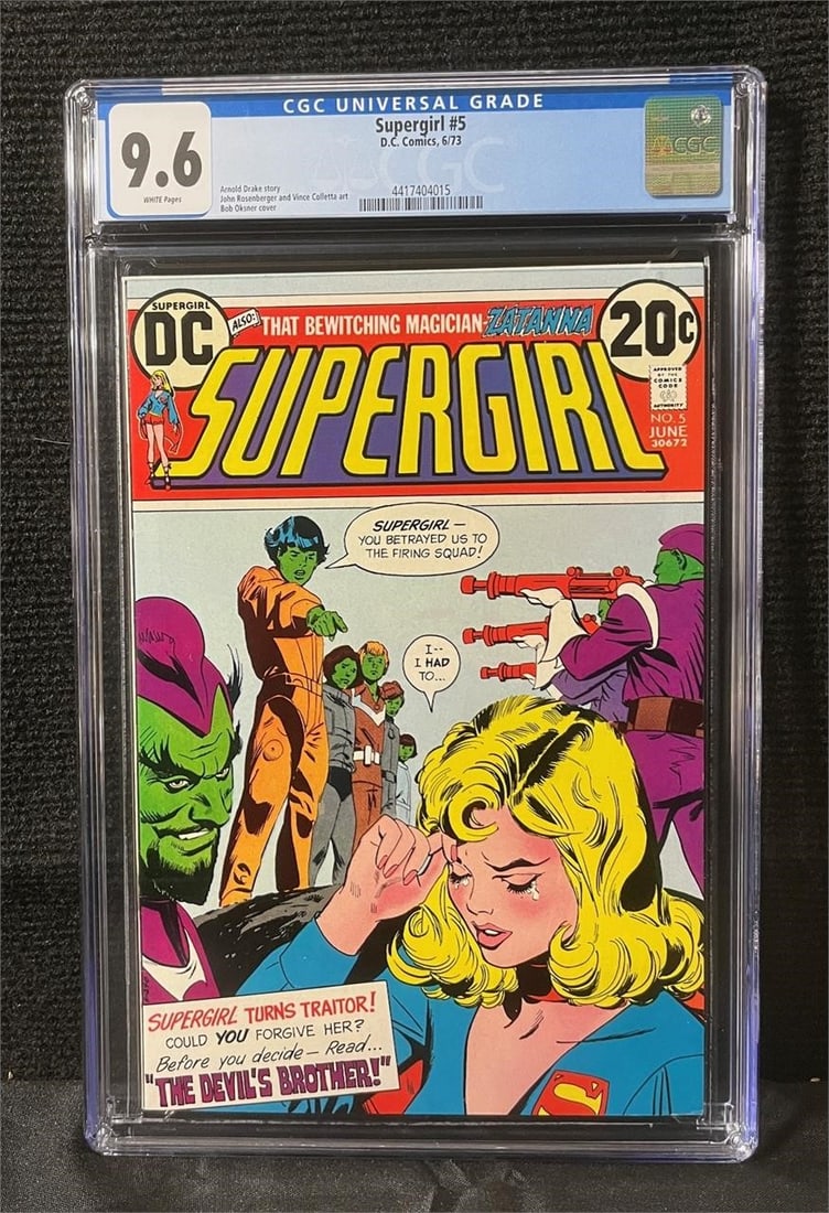 Supergirl 5 DC Bronze Comic CGC 9.6 (1 of 1)