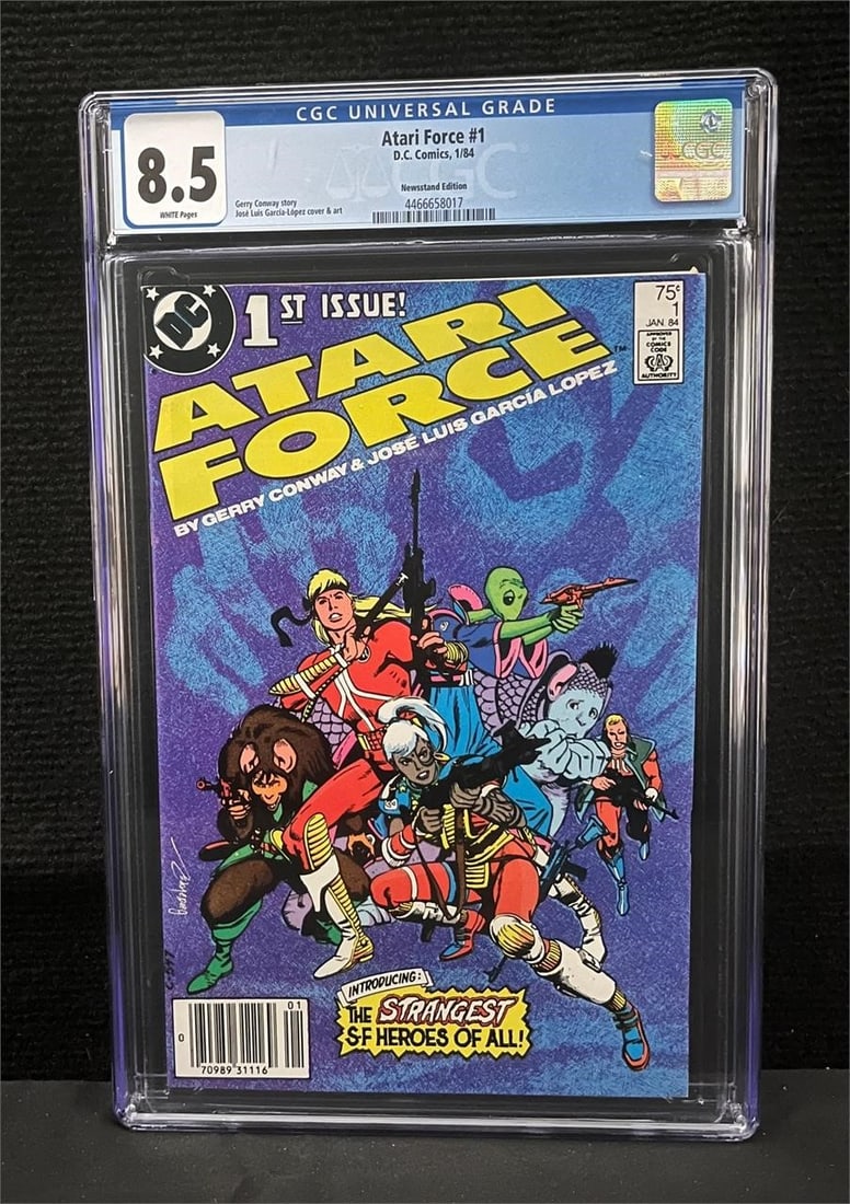 Atari Force 1 CGC 8.5 Comic Newsstand Edition (1 of 1)