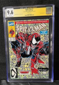 Albert Morales Signed & Sketch Spider-man 1 Comic
