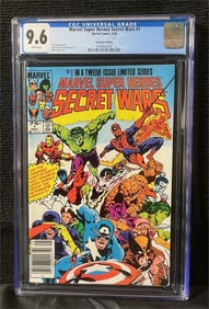 Super-Heroes Secret Wars Newsstand Ed. Comic 9.6