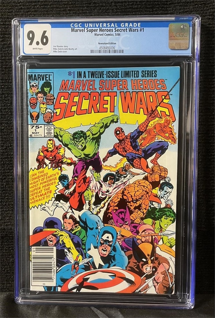 Super-Heroes Secret Wars Newsstand Ed. Comic 9.6 (1 of 1)