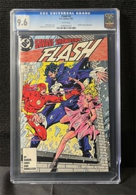 Flash 2 CGC 9.6 Comic Cracked Case