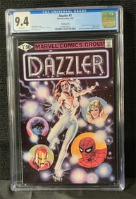 Dazzler 1 Printing Error Comic CGC 9.4