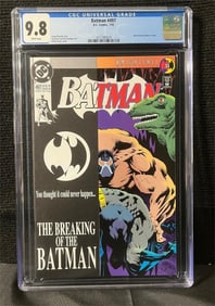 Batman 497 Bane Key Comic CGC 9.8