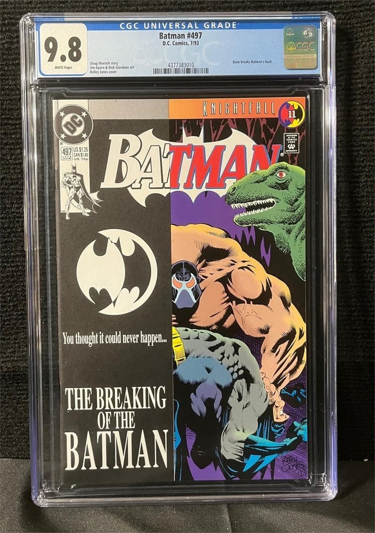Batman 497 Bane Key Comic CGC 9.8 (1 of 1)