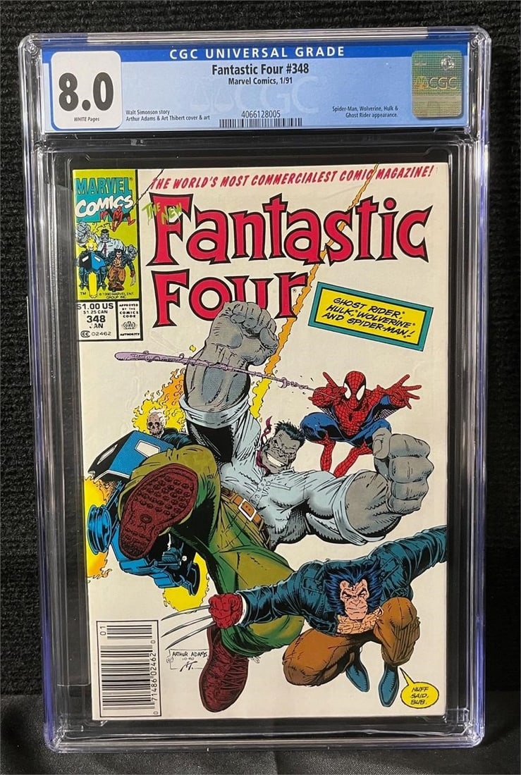 Fantastic Four 348 Newsstand Comic CGC 8.0 (1 of 1)
