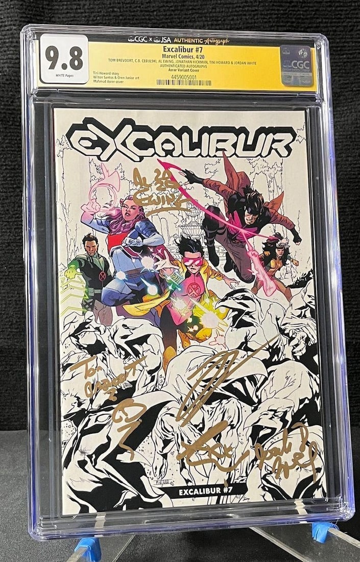 Six Xs Signed Excalibur Comic CGC 9.8 Comic (1 of 1)