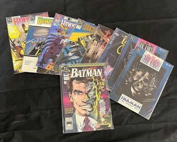 Hawkman & Batman Comic Books