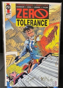 Barbour & Tim Vigil Signed Zero Tolerance Comic