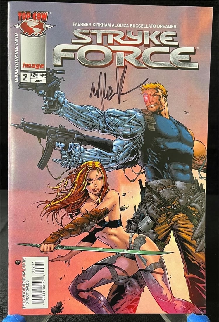 Stryke Force Comic Signed by Mario Alquiza: We are a veteran owned company. Please look at the Photos Carefully to determine condition of lot. All lots sold as is. Please message if you have any questions. By placing a bid, you agree to the ter