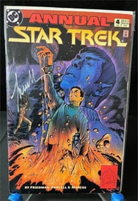 Star Trek Comic Signed by Michael Jan Friedman