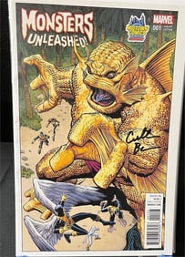 Monsters Unleashed Comic Signed by Collen Bunn