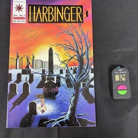 Harbinger 7 Signed by David Lapham Comic