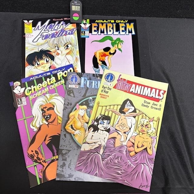 Filthy Animals & other Adult Comics: We are a veteran owned company. Please look at the Photos Carefully to determine condition of lot. All lots sold as is. Please message if you have any questions. By placing a bid, you agree to the ter