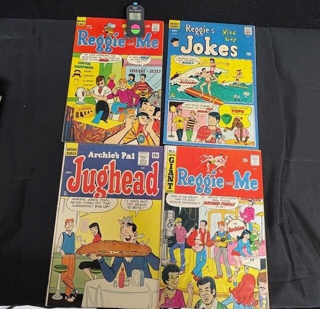Jughead, Reggie + Silver Age Comics: We are a veteran owned company. Please look at the Photos Carefully to determine condition of lot. All lots sold as is. Please message if you have any questions. By placing a bid, you agree to the ter