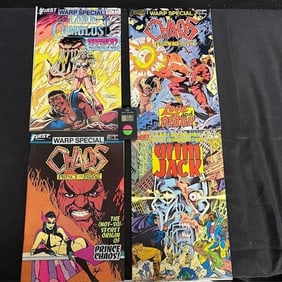 Chaos, Grim Jack + First comics Lot