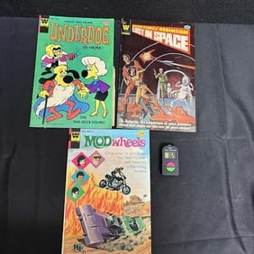 Underdog, Mod Wheels Lost in Space Whitman Comics