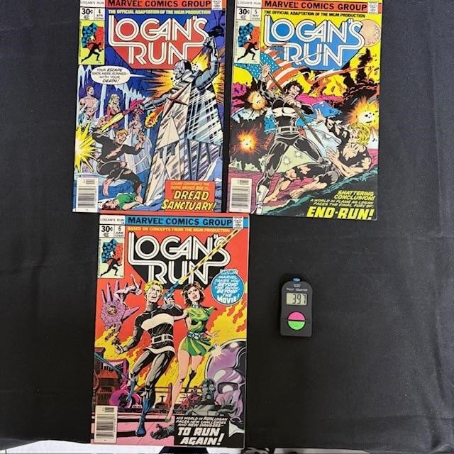 Logan's Run Bronze Age Comics w/Thanos Key (1 of 2)