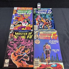 Master of Kung Fu Marvel Comics Lot