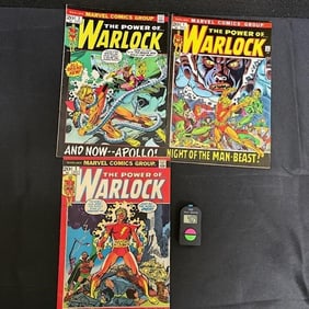 Warlock 1-3 Marvel Bronze Age 1st Series Comics