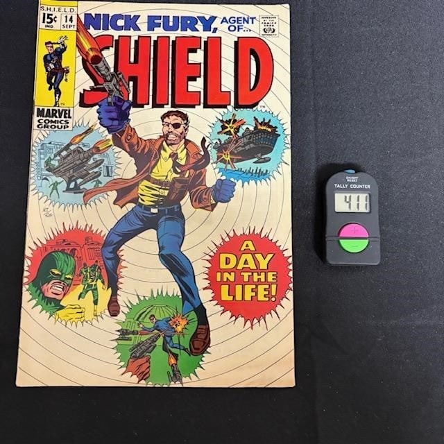 Nick Fury Agent Of Shield Bronze Age Marvel Comic: We are a veteran owned company. Please look at the Photos Carefully to determine condition of lot. All lots sold as is. Please message if you have any questions. By placing a bid, you agree to the ter