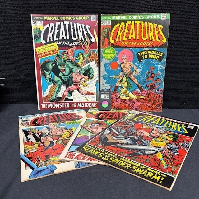 Creatures on the Loose Marvel Bronze Age Comics (1 of 2)